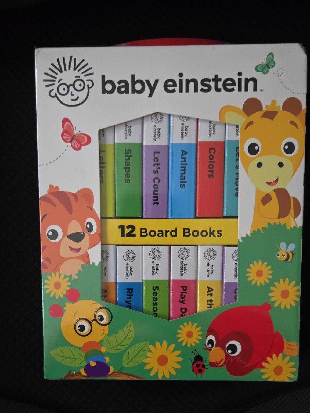 Baby Einstein 12-Book Board Book Set - Multicolor, New Sealed